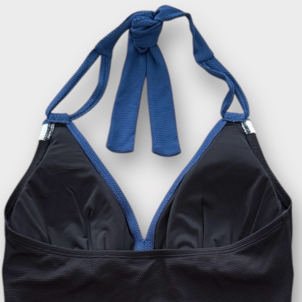 Tommy Bahama Island Cays Colorblock Halter Tankini Top - Picture 8 of 14